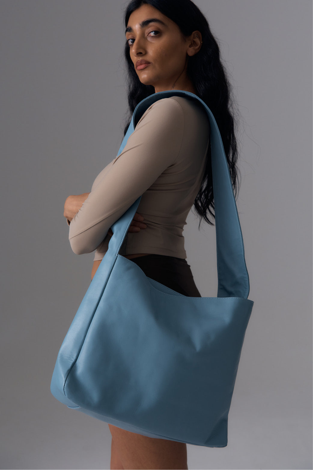 Holiday Crossbody Bag | Sky Blue