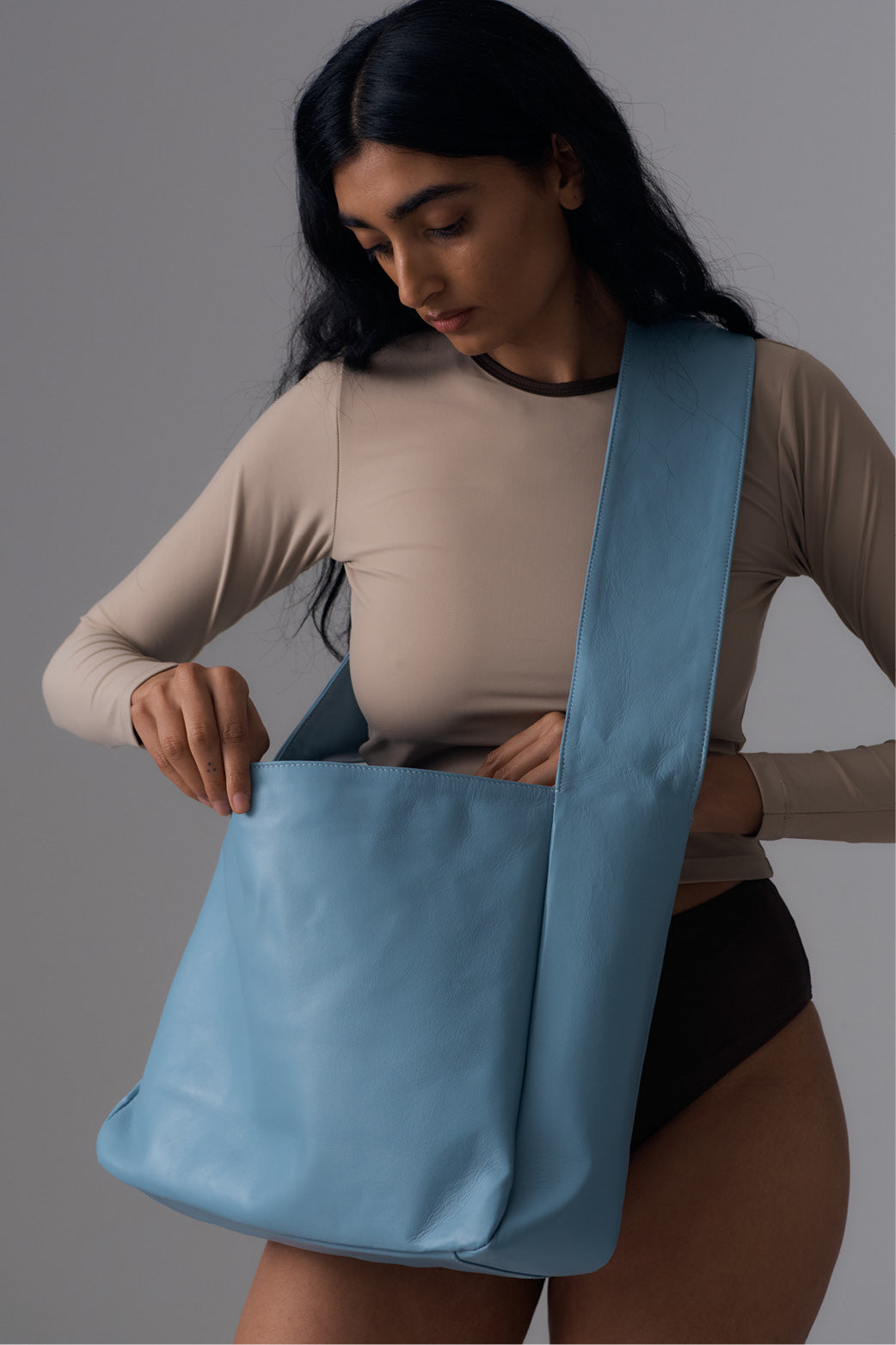 Holiday Crossbody Bag | Sky Blue