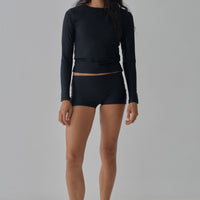 Long Sleeve Kasbah Sun Top | Black