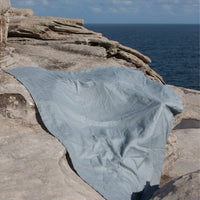 Linen Beach Blanket | Sky