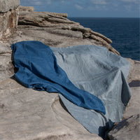 Linen Beach Blanket | Sea