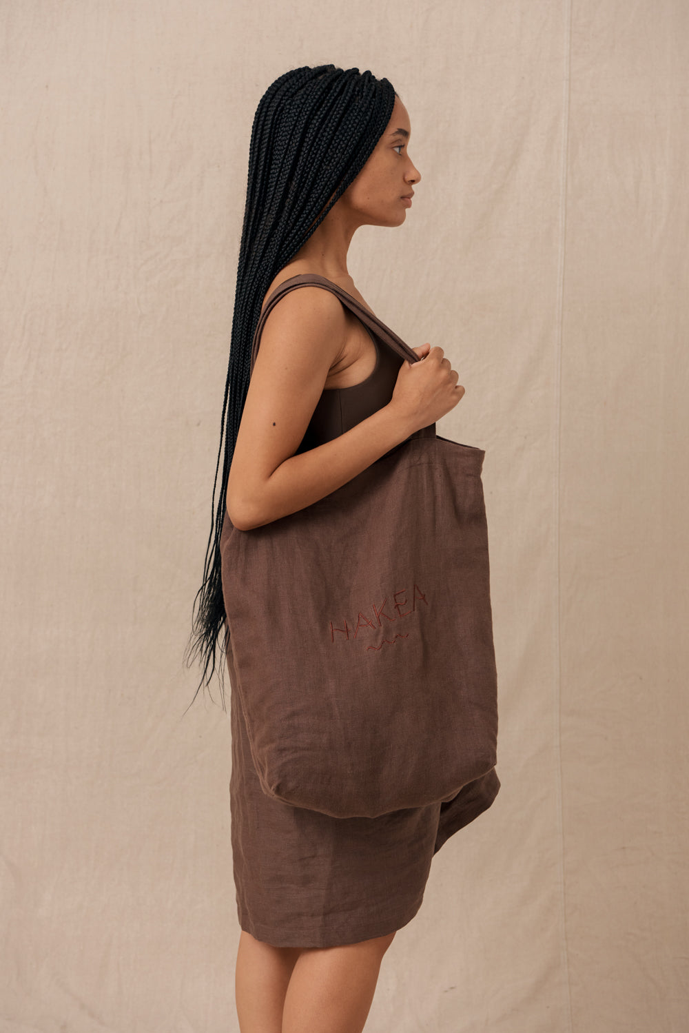 Hakea Linen Tote | Earth