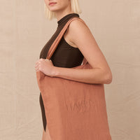 Hakea Linen Tote | Terracotta