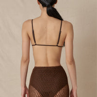 Hakea x Toss Me Outside Crochet Skirt
