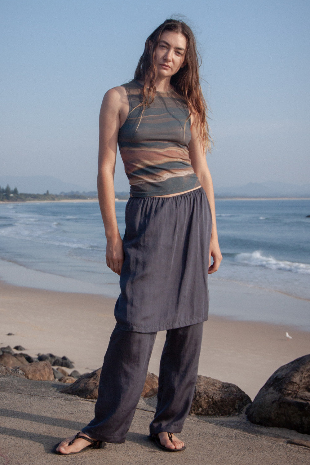 Shay Skirt Pant | Lava