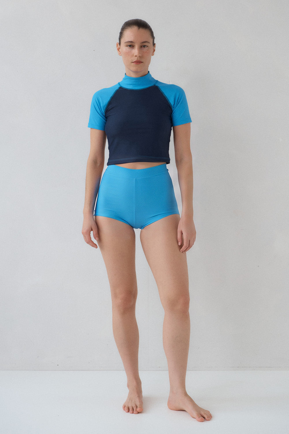 Crush T-Shirt Rashguard | Cerulean / Navy