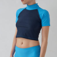 Crush T-Shirt Rashguard | Cerulean / Navy